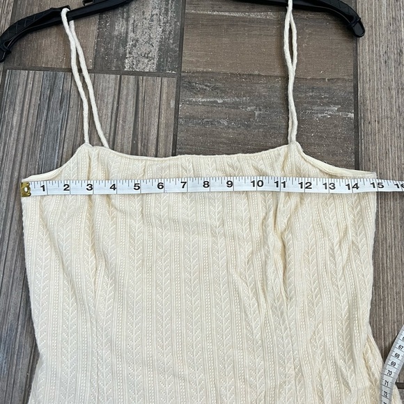 SAYLOR Tirzah Sweater Dress in Ivory size medium - Picture 8 of 8